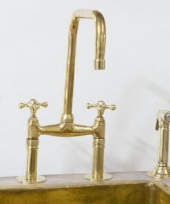 Bridge Faucet With Hand Sprayer