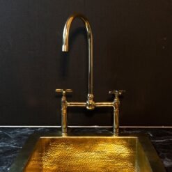 Brass Bridge Faucet With Ball Center