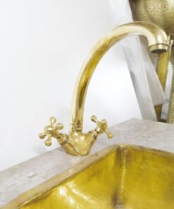 The Gooseneck Brass Faucet