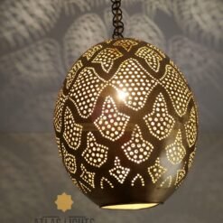 Hanging Brass Moroccan Style Lamps