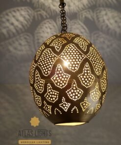 Hanging Brass Moroccan Style Lamps