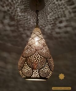 Moroccan Hanging Brass Lamp