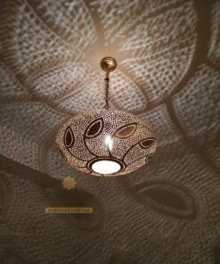 Moroccan Ceiling Pendant Brass Lamp