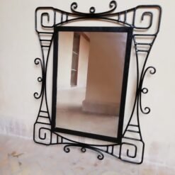 wrought iron mirror , Wall Mirror Wrought Iron , Large Moroccan wrought iron mirror , Moroccan mirror Handmade , decorative mirror