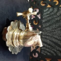 Moroccan Brass Lion Head-Shaped Faucet, 100% Handmade, Unique Moroccan Design