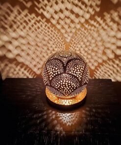 Moroccan Table Lamp, Handmade Brass Lamp Style Modern lamp Vtg pendant Mood Light, Brass Desk Lamp; night light oriental brass Table lamp