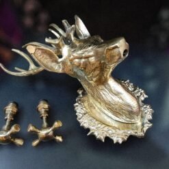 Brass Deer Head Faucet, 100% Handmade, Antique Moroccan Design