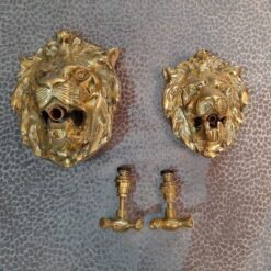 Moroccan Brass Wall faucet, lion head-shaped faucet , 100% handmade, Unique Moroccan Design