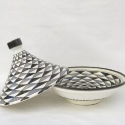 Moroccan ceramic tagine/ hand-painted tagine/decorative handmade tagine/kitchenware/serving tagine/ceramic tagine pot/