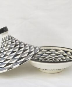 Moroccan ceramic tagine/ hand-painted tagine/decorative handmade tagine/kitchenware/serving tagine/ceramic tagine pot/