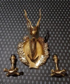 Brass Deer Head Faucet, 100% Handmade, Antique Moroccan Design