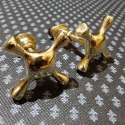 Brass Faucet handles, 100% handcrafted, Unique Moroccan Design