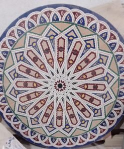 Moroccan Handcrafted Mosaic Tile Living Room Handmade Table