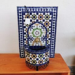 CUSTOMIZABLE Garden Patio Rustic Outdoor Wall Water Fountain - Outdoor Indoor Mid Century Fountain - Handmade Fountain