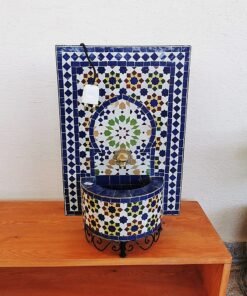 CUSTOMIZABLE Garden Patio Rustic Outdoor Wall Water Fountain - Outdoor Indoor Mid Century Fountain - Handmade Fountain