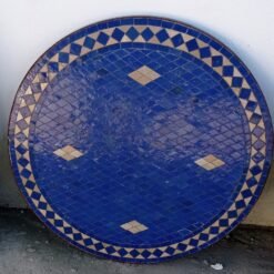 Moroccan Round Mosaic Table For Outdoor