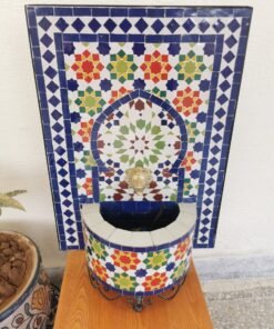 CUSTOMIZABLE Garden Patio Rustic Outdoor Wall Water Fountain - Outdoor Indoor Mid Century Fountain - Handmade Fountain