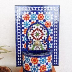 CUSTOMIZABLE Garden Patio Rustic Outdoor Wall Water Fountain - Outdoor Indoor Mid Century Fountain - Handmade Fountain