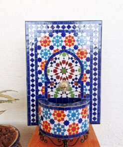 CUSTOMIZABLE Garden Patio Rustic Outdoor Wall Water Fountain - Outdoor Indoor Mid Century Fountain - Handmade Fountain