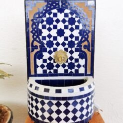 CUSTOMIZABLE Garden Patio Rustic Outdoor Wall Water Fountain - Outdoor Indoor Mid Century Fountain - Handmade Fountain