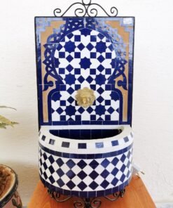 CUSTOMIZABLE Garden Patio Rustic Outdoor Wall Water Fountain - Outdoor Indoor Mid Century Fountain - Handmade Fountain