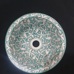 Moroccan ceramic sink wash basin