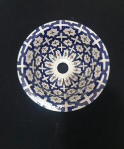 Moroccan ceramic sink wash basin