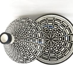 Moroccan ceramic tagine/ hand-painted tagine/decorative handmade tagine/kitchenware/serving tagine/ceramic tagine pot/