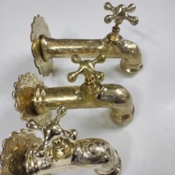 hand crafted brass faucet Moroccan vintage decor style , handmade Marrakech brass faucet 3 sizes