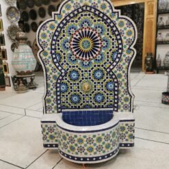 CUSTOMIZABLE Garden Patio Rustic Outdoor Wall Water Fountain - Mosaic Artwork - Handmade Wall Fountain