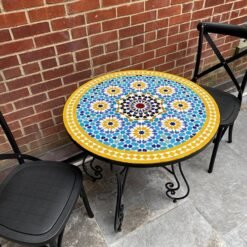 CUSTOMIZABLE Mosaic Table - Crafts Mosaic Table - Mosaic Table Art - Mid Century Mosaic Table