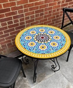 CUSTOMIZABLE Mosaic Table - Crafts Mosaic Table - Mosaic Table Art - Mid Century Mosaic Table