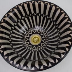 Pottery Bowl Sink, Moroccan Pottery, Painted Bathroom Sink