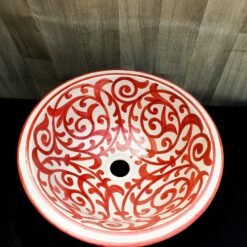 Moroccan ceramic sink wash basin