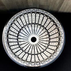 Moroccan ceramic sink wash basin