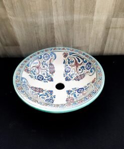Moroccan ceramic sink wash basin