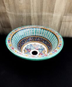 Moroccan ceramic sink wash basin