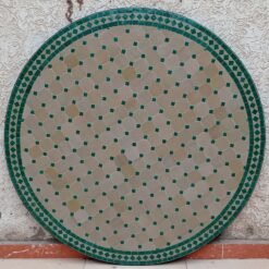 Personalized Moroccan Bistro Coffee Table with Handmade Mosaic Art