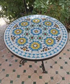 CUSTOMIZABLE Mosaic Table - Crafts Mosaic Table - Mosaic Table Art - Mid Century Mosaic Table