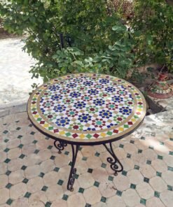 CUSTOMIZABLE Mosaic Table - Crafts Mosaic Table - Mosaic Table Art - Mid Century Mosaic Table