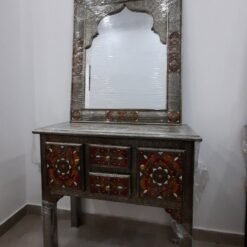 Moroccan Berber Console with Mirror