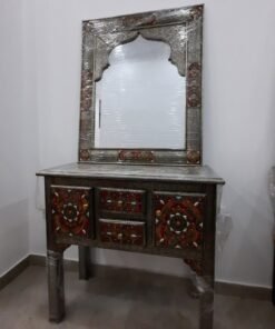 Moroccan Berber Console with Mirror
