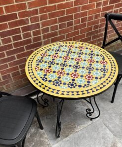 CUSTOMIZABLE Mosaic Table - Crafts Mosaic Table - Mosaic Table Art - Mid Century Mosaic Table