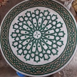 Round Mosaic Tile Table For Outside