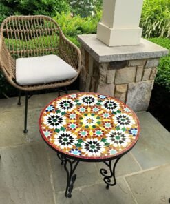 CUSTOMIZABLE Mosaic Table - Crafts Mosaic Table - Mosaic Table Art - Mid Century Mosaic Table