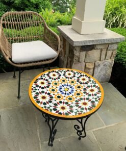 CUSTOMIZABLE Mosaic Table - Crafts Mosaic Table - Mosaic Table Art - Mid Century Mosaic Table