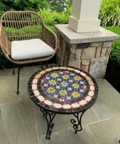 CUSTOMIZABLE Mosaic Table - Crafts Mosaic Table - Mosaic Table Art - Mid Century Mosaic Table