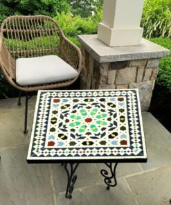 PERSONALIZED Handmade Mosaic Table - Create Your Own Dining Coffee Outdoor Indoor Table