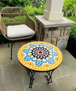 CUSTOMIZABLE Mosaic Table - Crafts Mosaic Table - Mosaic Table Art - Mid Century Mosaic Table
