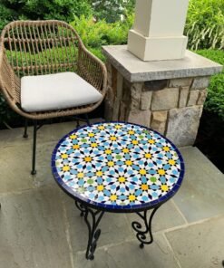 CUSTOMIZABLE Mosaic Table - Crafts Mosaic Table - Mosaic Table Art - Mid Century Mosaic Table